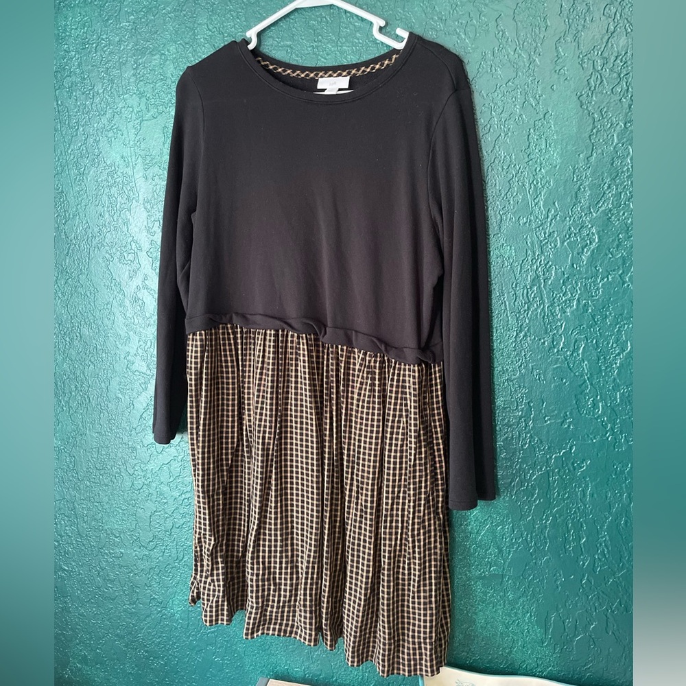 J Jill long sleeve tee dress